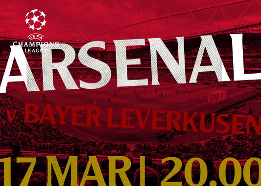 UEFA Champions League: Arsenal v Bayer Leverkusen | 17 Mar 2026