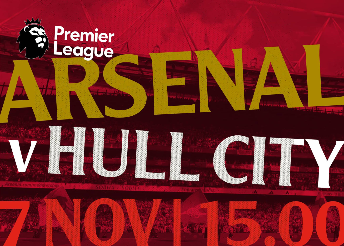 Premier League: Arsenal v Hull City | 7 Nov 2026