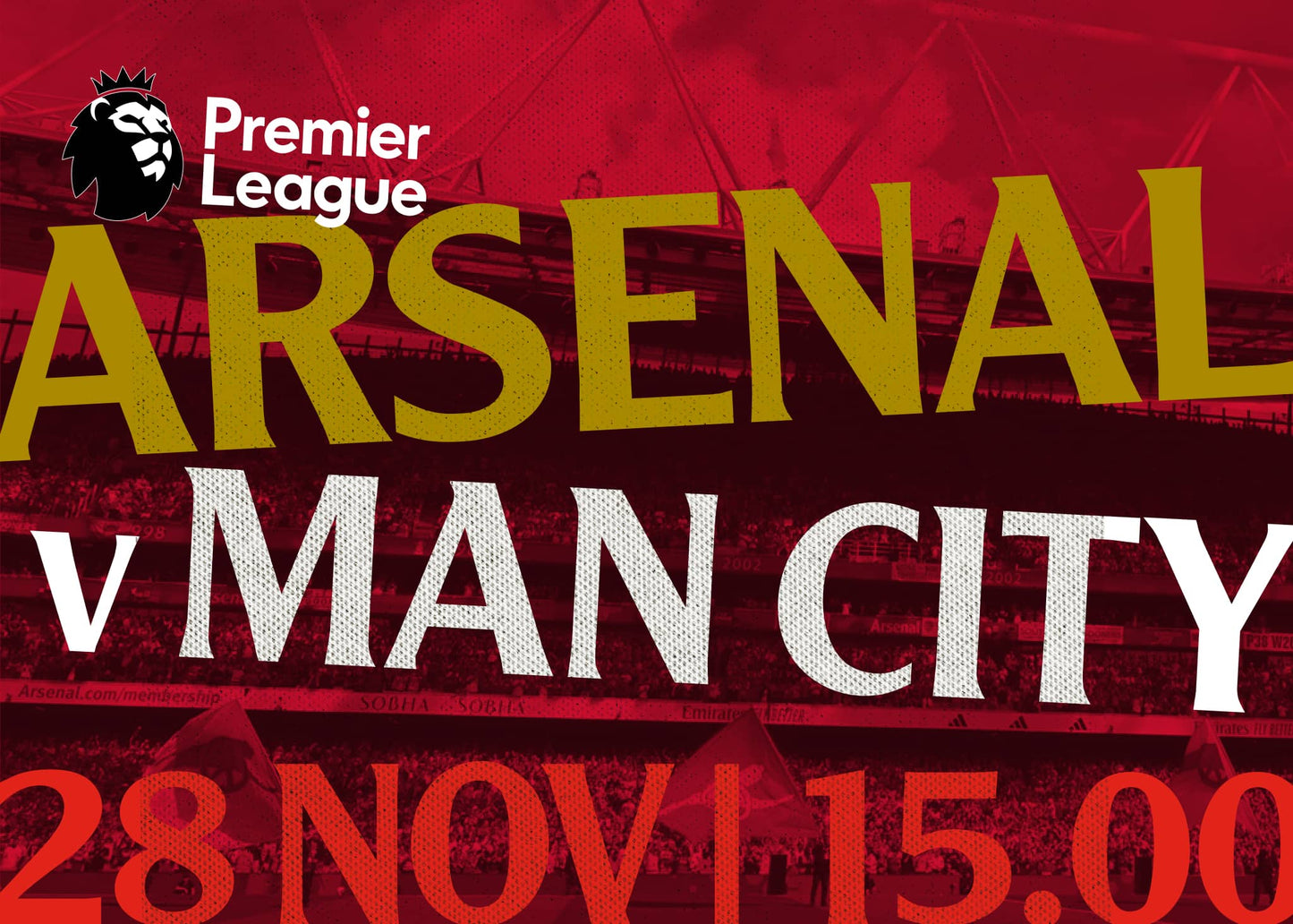 Premier League: Arsenal v Manchester City | 28 Nov 2026