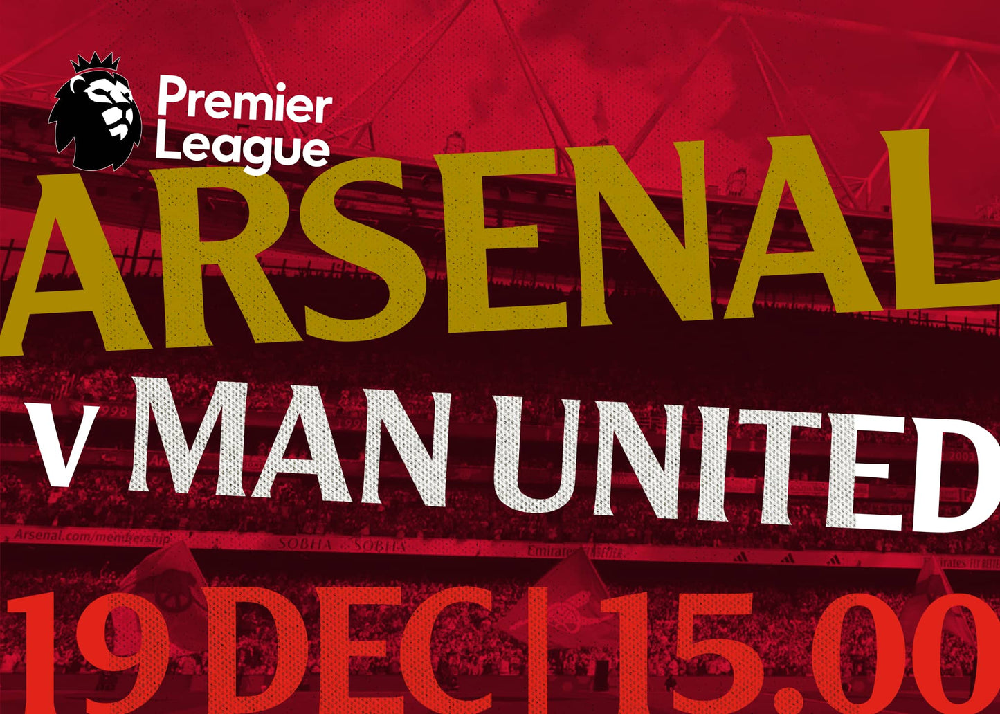 Premier League: Arsenal v Manchester United | 19 Dec 2026